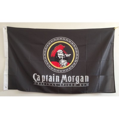 3' x 5'  Pirate Flag Captain Morgan Rum Flag